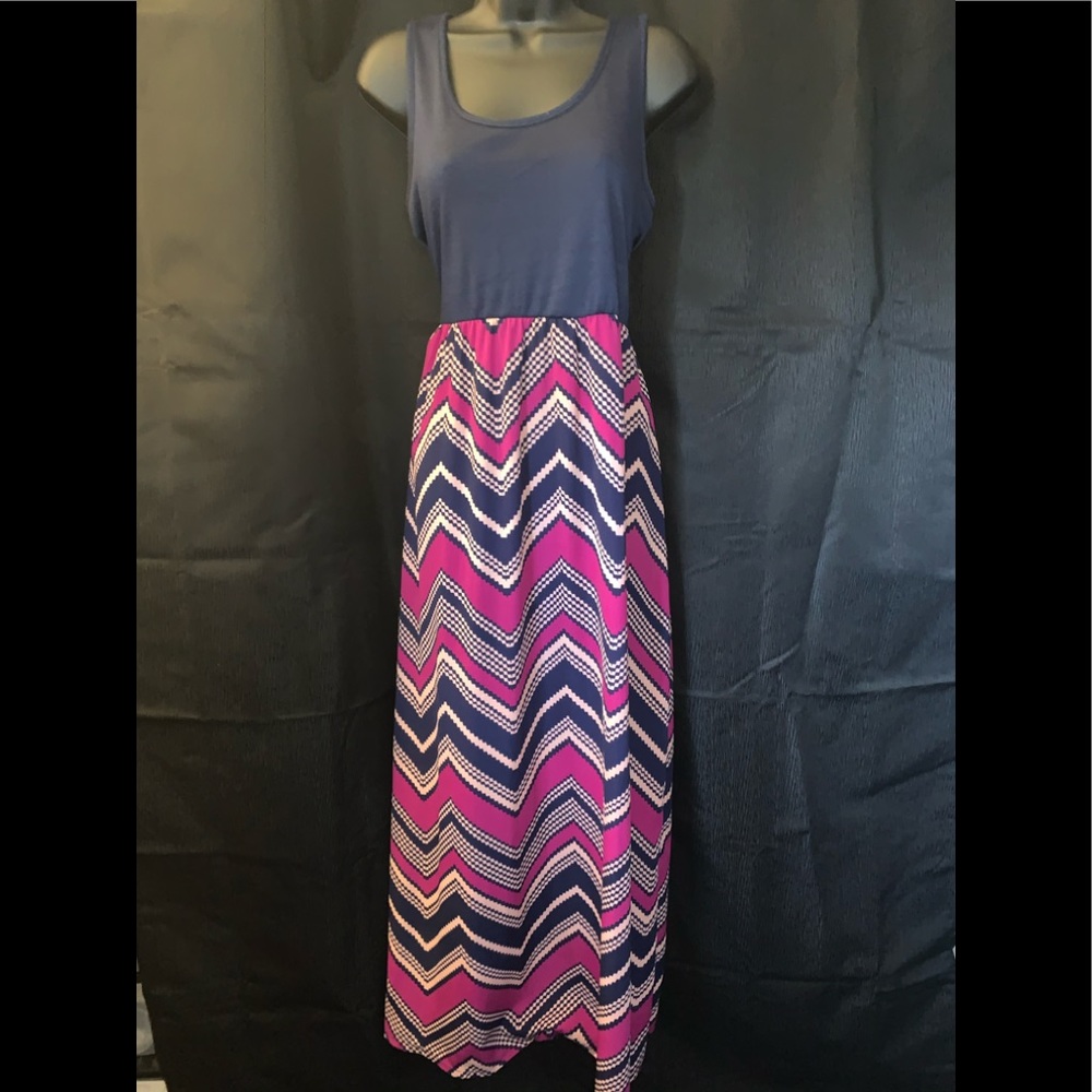 Navy blue maxi🌸